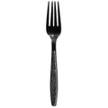 Black Extra Heavyweight Plastic Fork O393