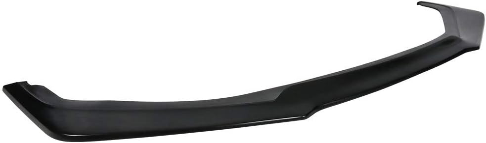 Front Bumper Lip Unpainted Black PU Bumper Spoiler Splitter C4501