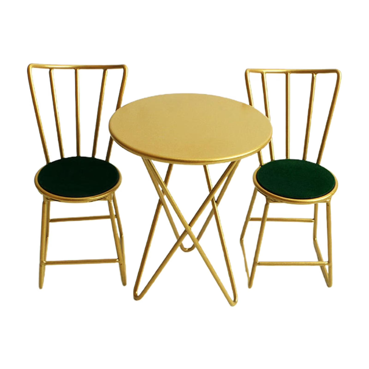 Golden Dollhouse Miniature Chairs Set U4075