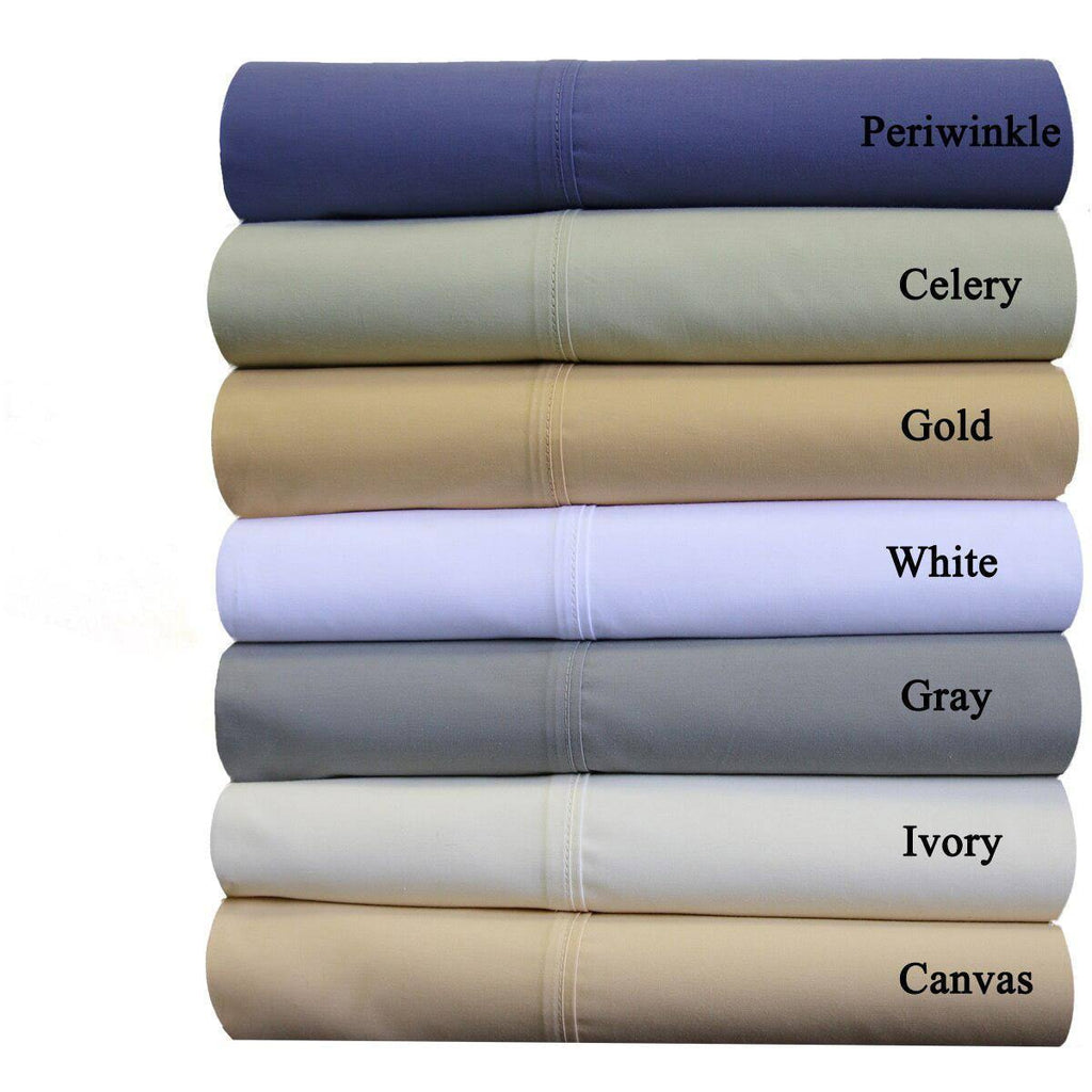 White Percale Sheets California King C325