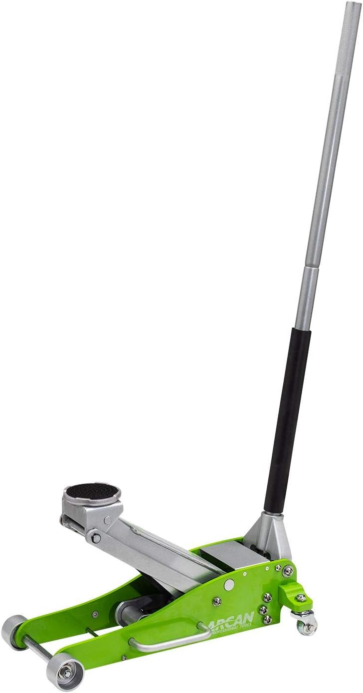 3-Ton Quick Rise Aluminum Floor Jack with Dual Pump Pistons & Reinforced Lifting Arm Q5947