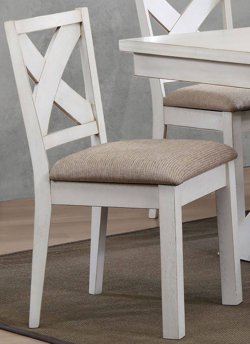 Antique White Side Chair Set of 2 M64514