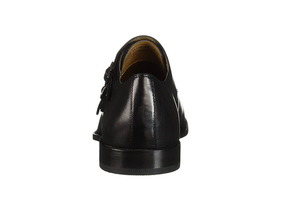 Black Double Monk Strap Shoes L9367