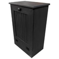 Antique Cottage Wooden Trash Bin A352