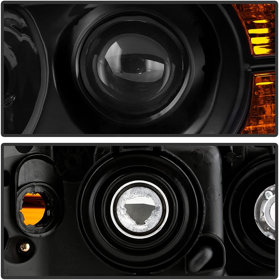Black Headlights Headlamps H874