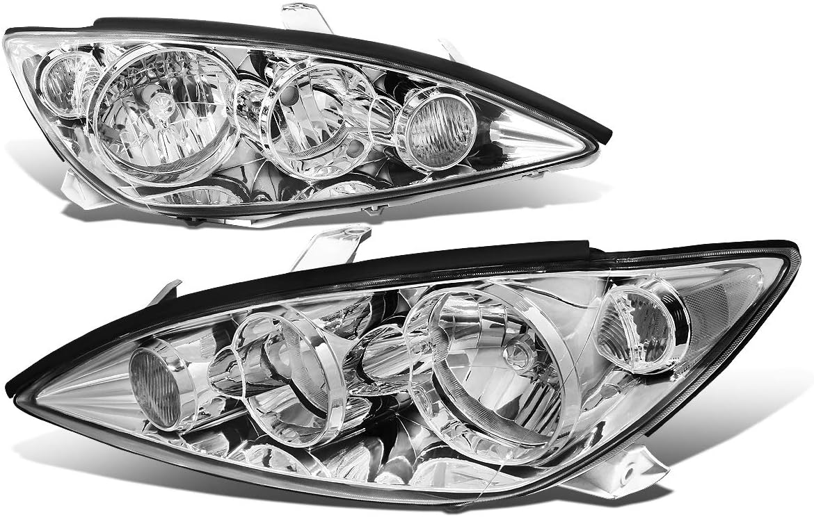 Chrome Housing Clear Corner Headlights Assembly for Toyota Camry XV30 05-06 E41637