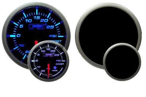 Green/White Electrical Boost Gauge Y770