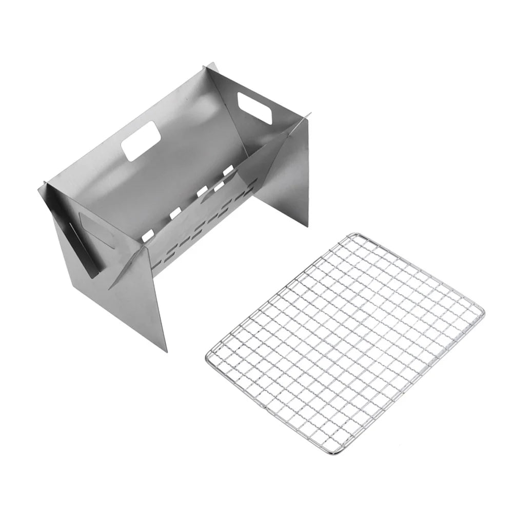 Stainless Steel Wood Burning Stove with Grill Plate J5115