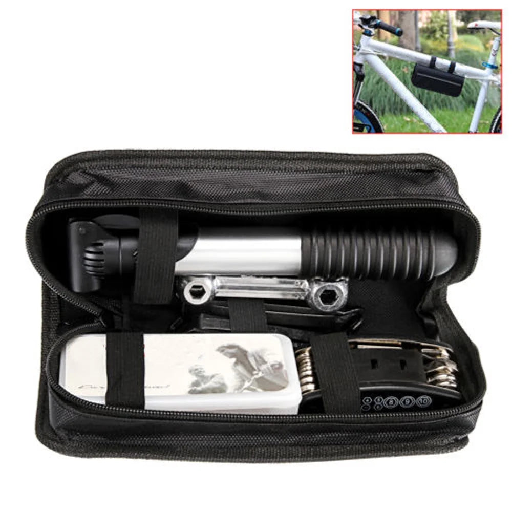 16in1 Multi-function Bike Repair Tool Set With Pump Q833625