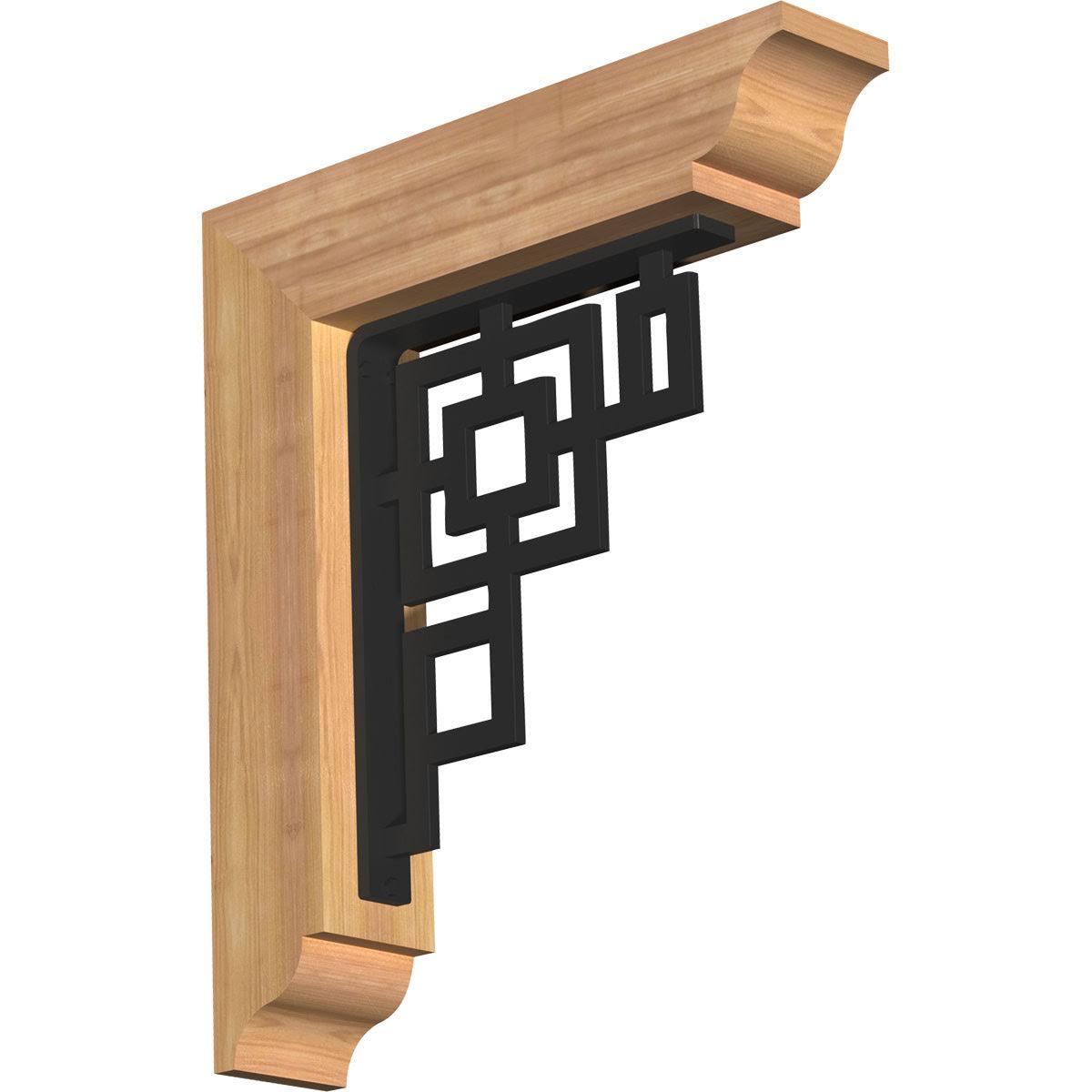 Eris Traditional Ironcrest Smooth Bracket, Western Red Cedar T88338