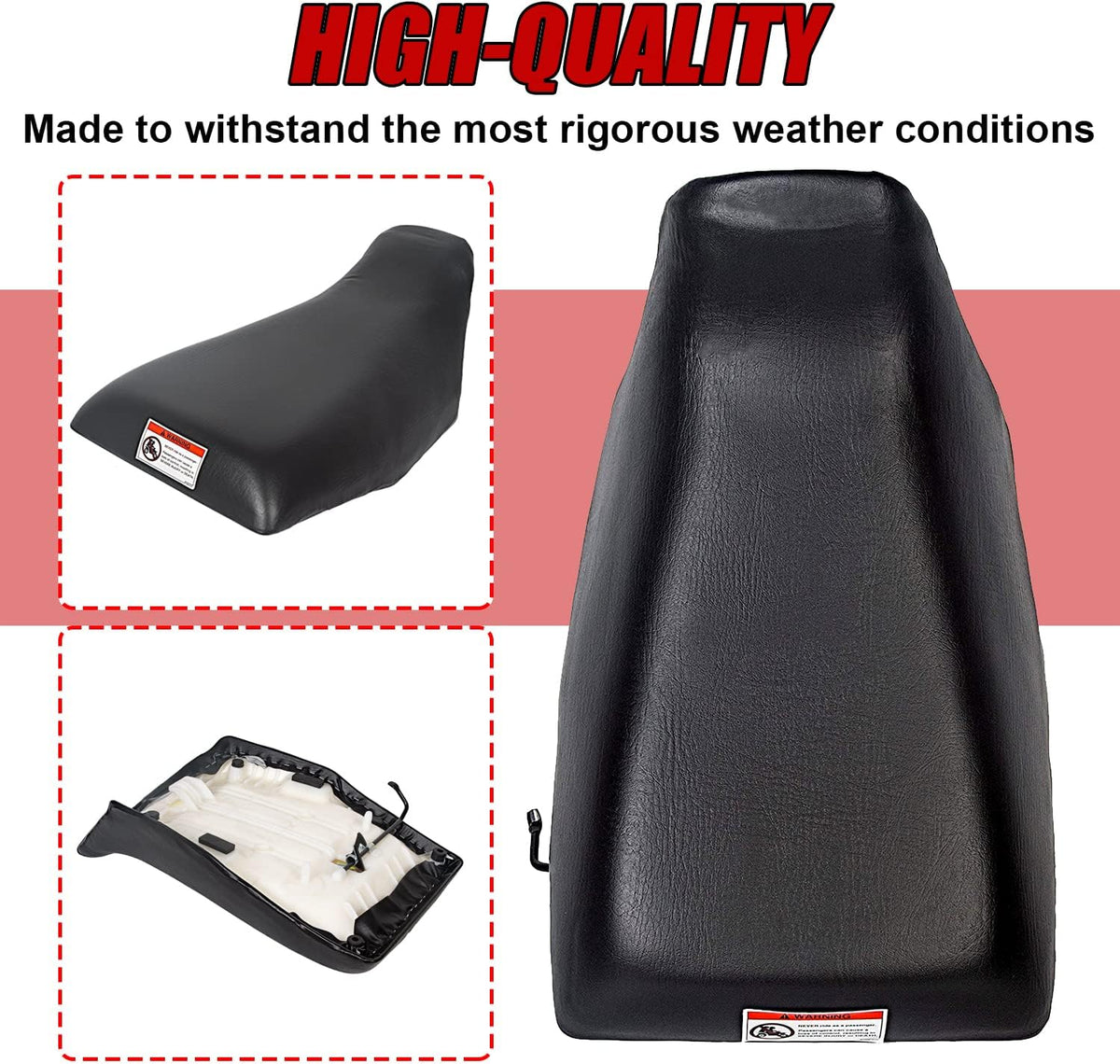 ATV Complete Seat Set Compatible with 1988-2000 Honda TRX300 B2044