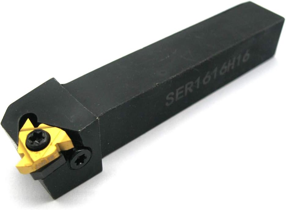 10PCS 16ER AG60 Indexable Carbide Threading Insert Blade with External Threading Turning Tool Holder A809
