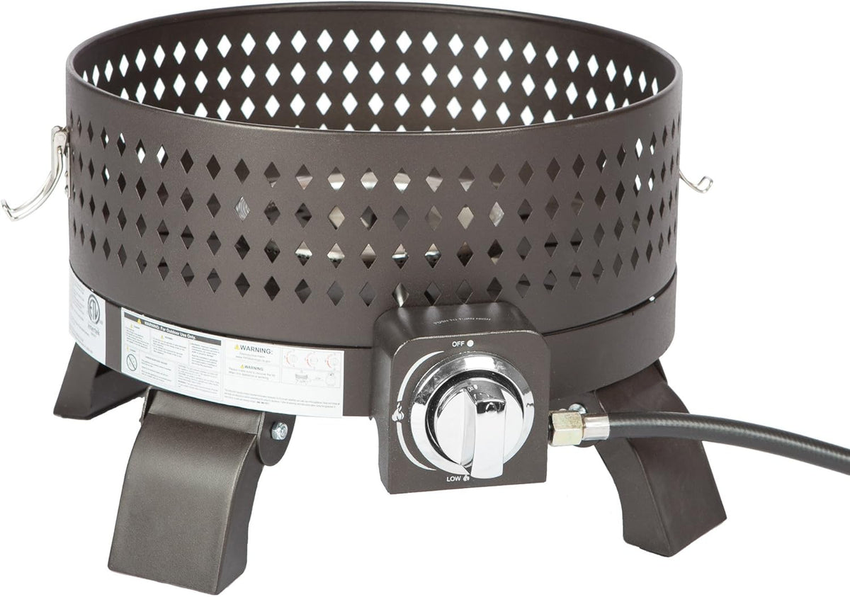 Portable Gas Fire Pit, Dark Bronze S27589