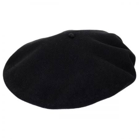 Black Wool Basque Beret Z721172