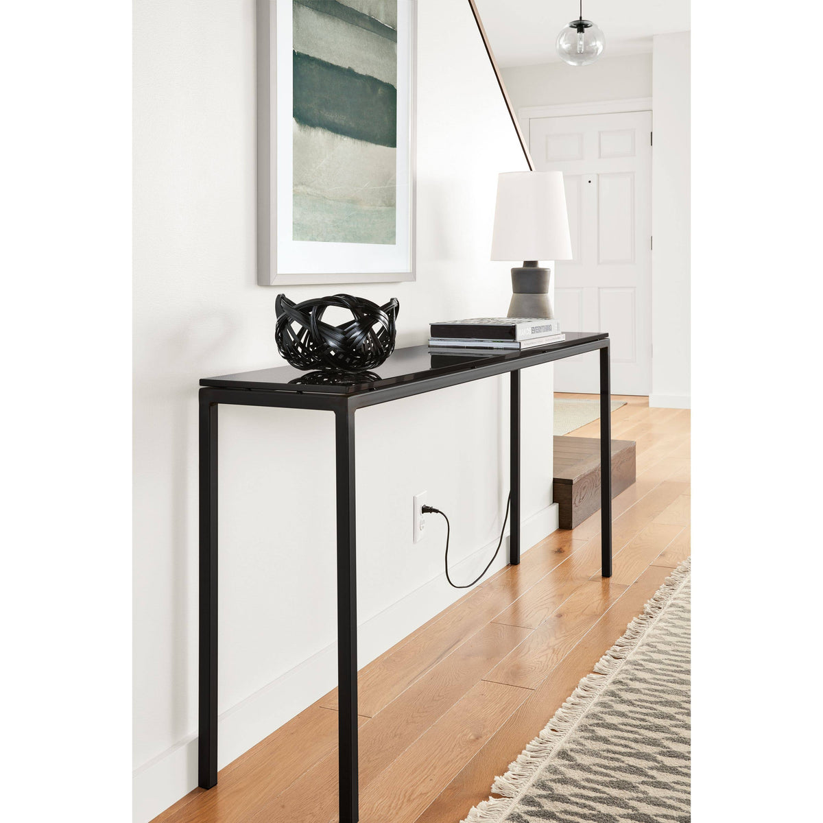 Walnut Console Table N798