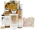 Warm Vanilla Sugar Gift Bag Set with Fine Fragrance Mist, Body Lotion, Shower Gel, Hand Cream and Sample Soap K44176