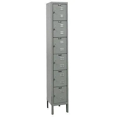 Gray Steel 6 Tier Box Locker E67202
