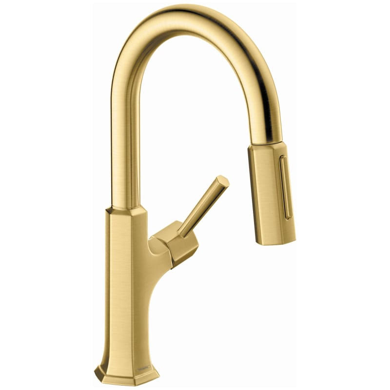 Brushed Gold Optic Single Handle Kitchen Faucet F293926
