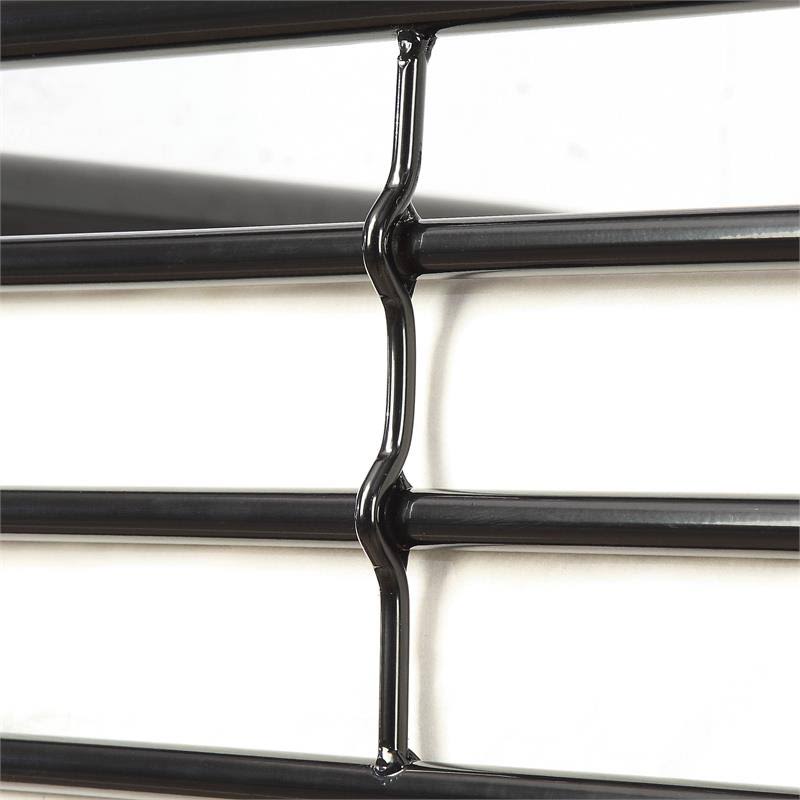 Black Metal Twin Over Futon Bunk Bed J551