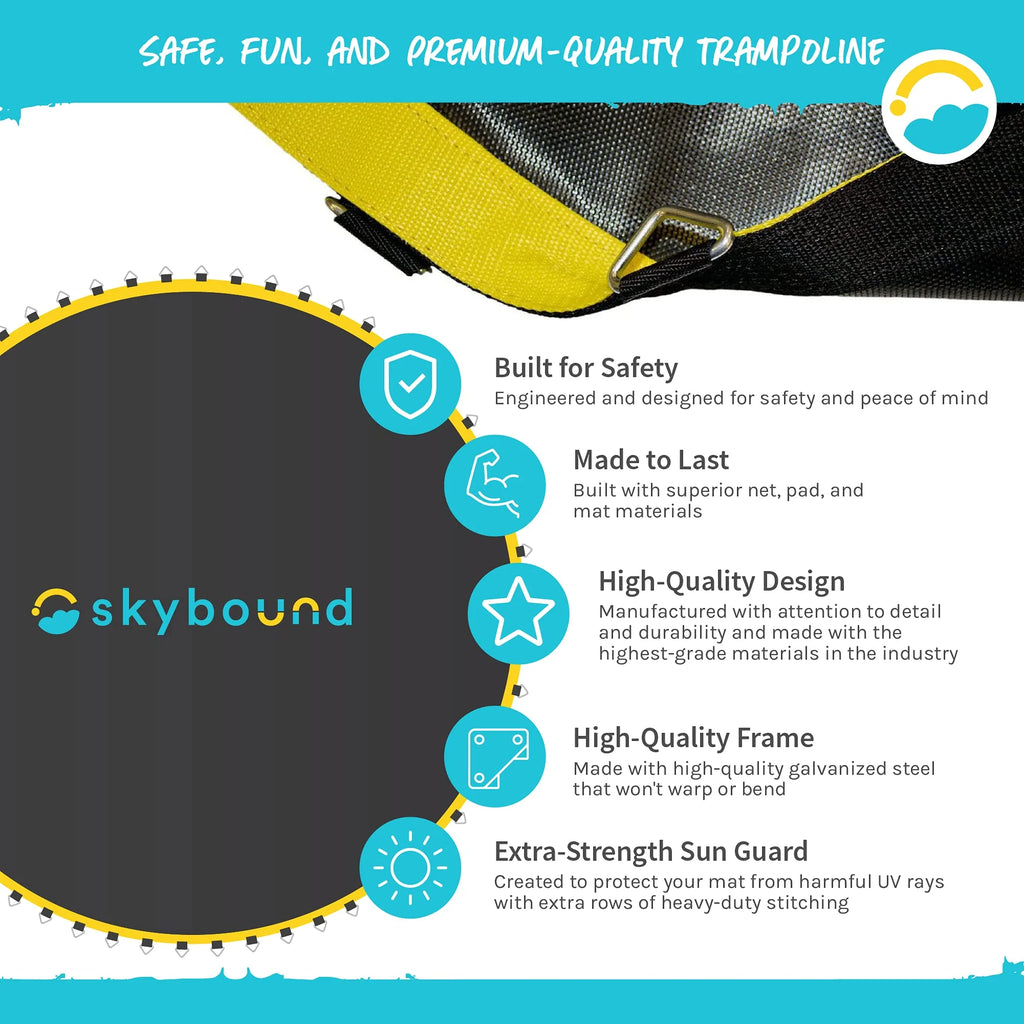 Replacement Mat 127" Wide with 72 V-Rings for 12ft Trampoline P148877
