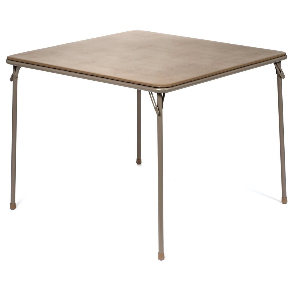 38x22 Square Folding Card and Game Table - Beige J263