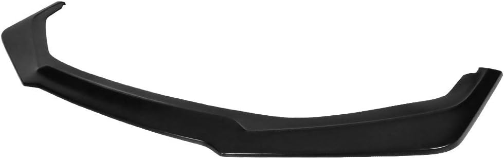 Front Bumper Lip Unpainted Black PU Bumper Spoiler Splitter C4501