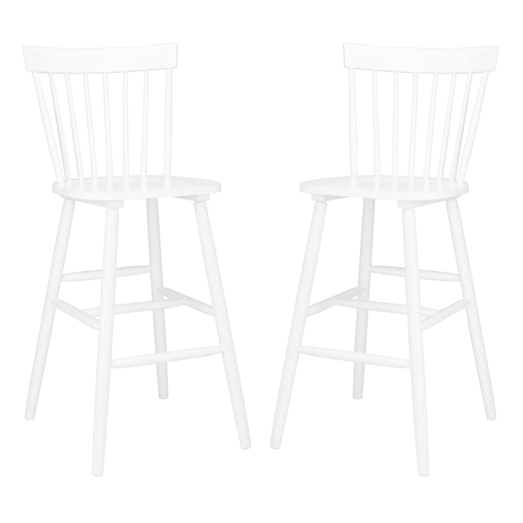 White Bar Stool (Set of 2) F645951