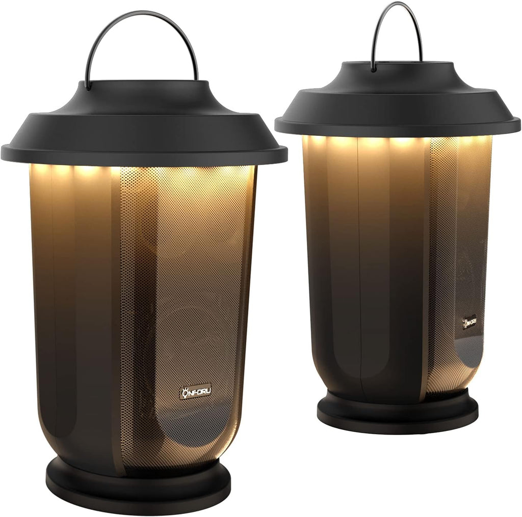 2 Pack Bluetooth 5.0 Wireless Party Speakers with LED Lights X44256