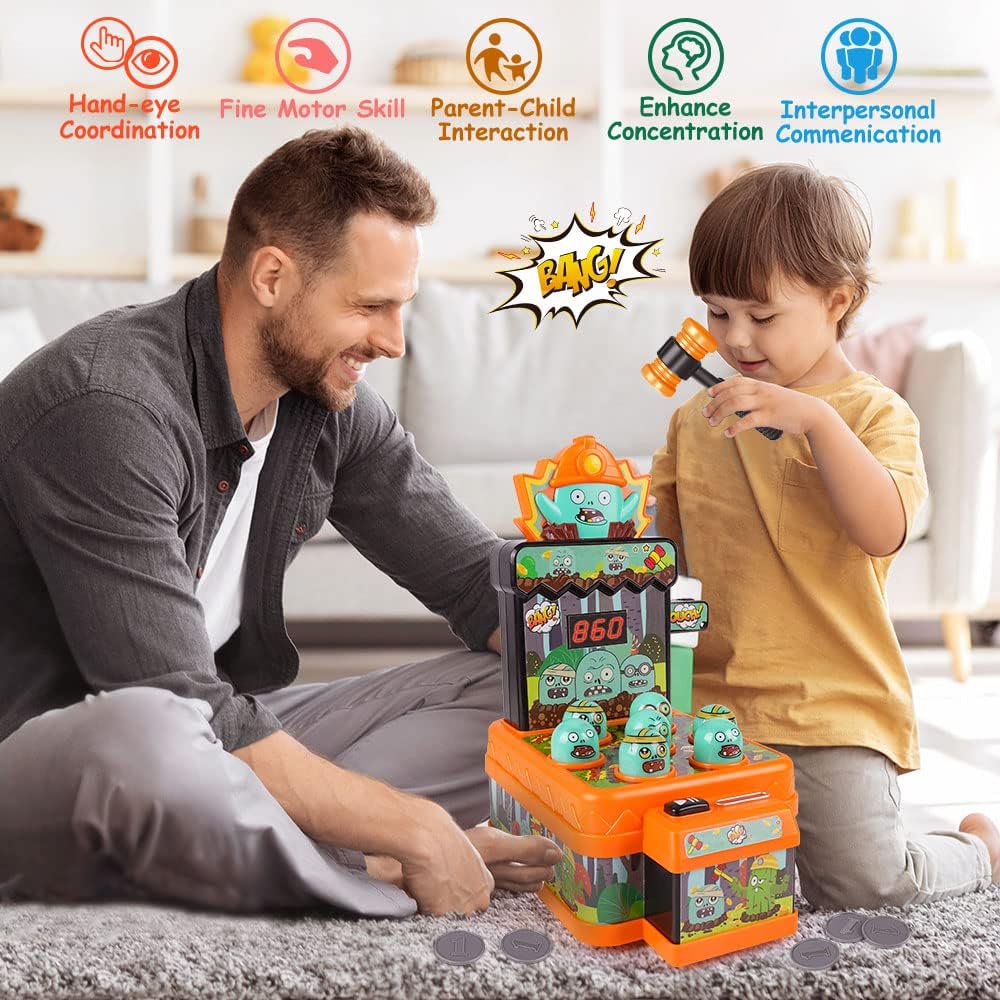 Whack Game Mole Toy with 2 Hammers V74906