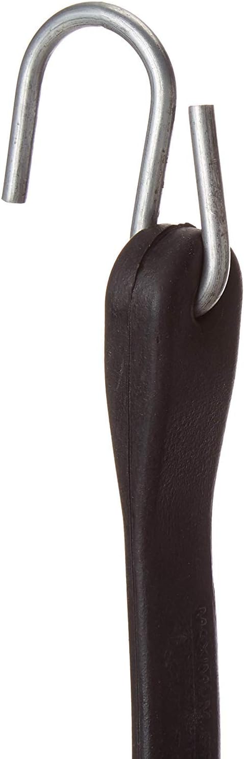 Pack of 50 Natural Rubber Bungee Cords with Crimped Hooks, 15", 21" and 31" Sizes I20907
