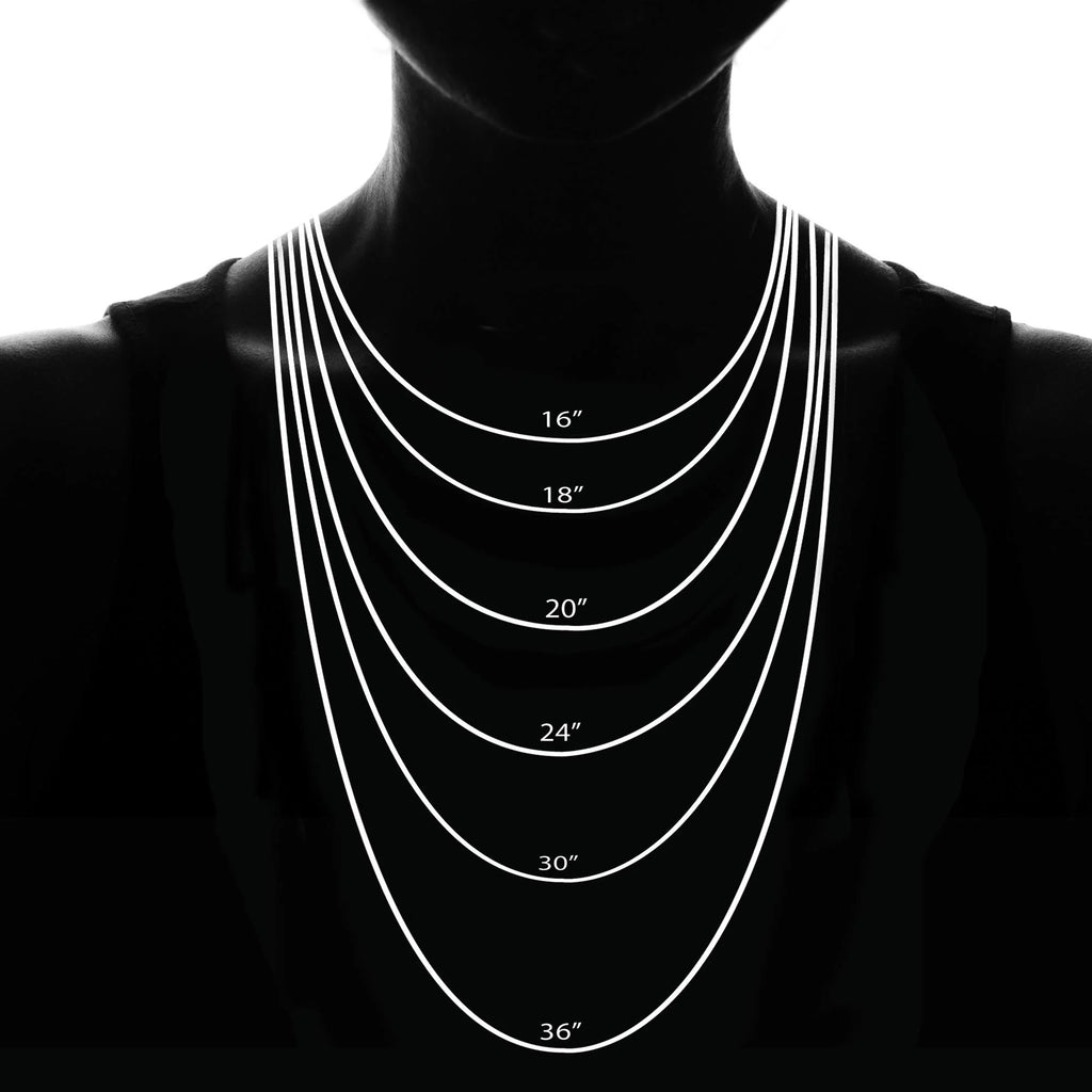 14k Tri 3 Color Gold Polished Solid 1.7mm Twisted Mirror Chain Necklace with Spring Ring Clasp - 20" S1202
