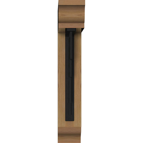 Eris Traditional Ironcrest Smooth Bracket, Western Red Cedar T88338