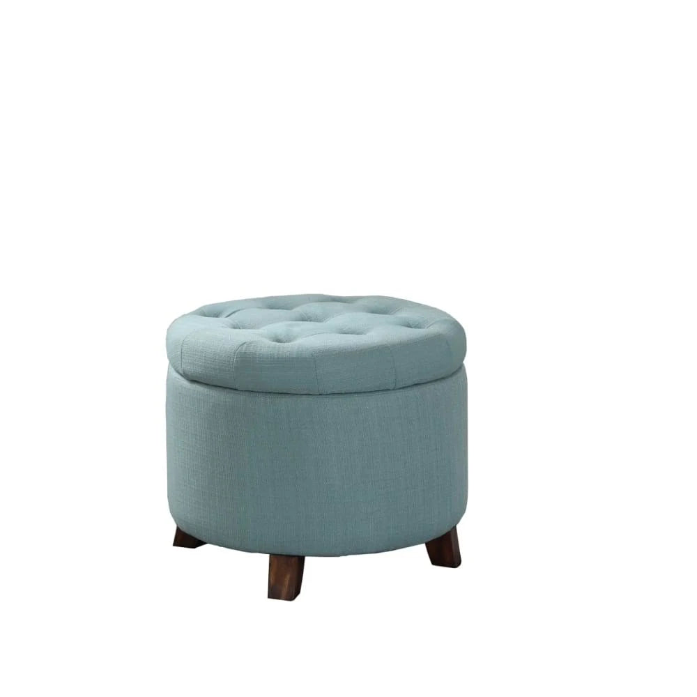 Red Tufted Storage Ottoman with Legs Z262418