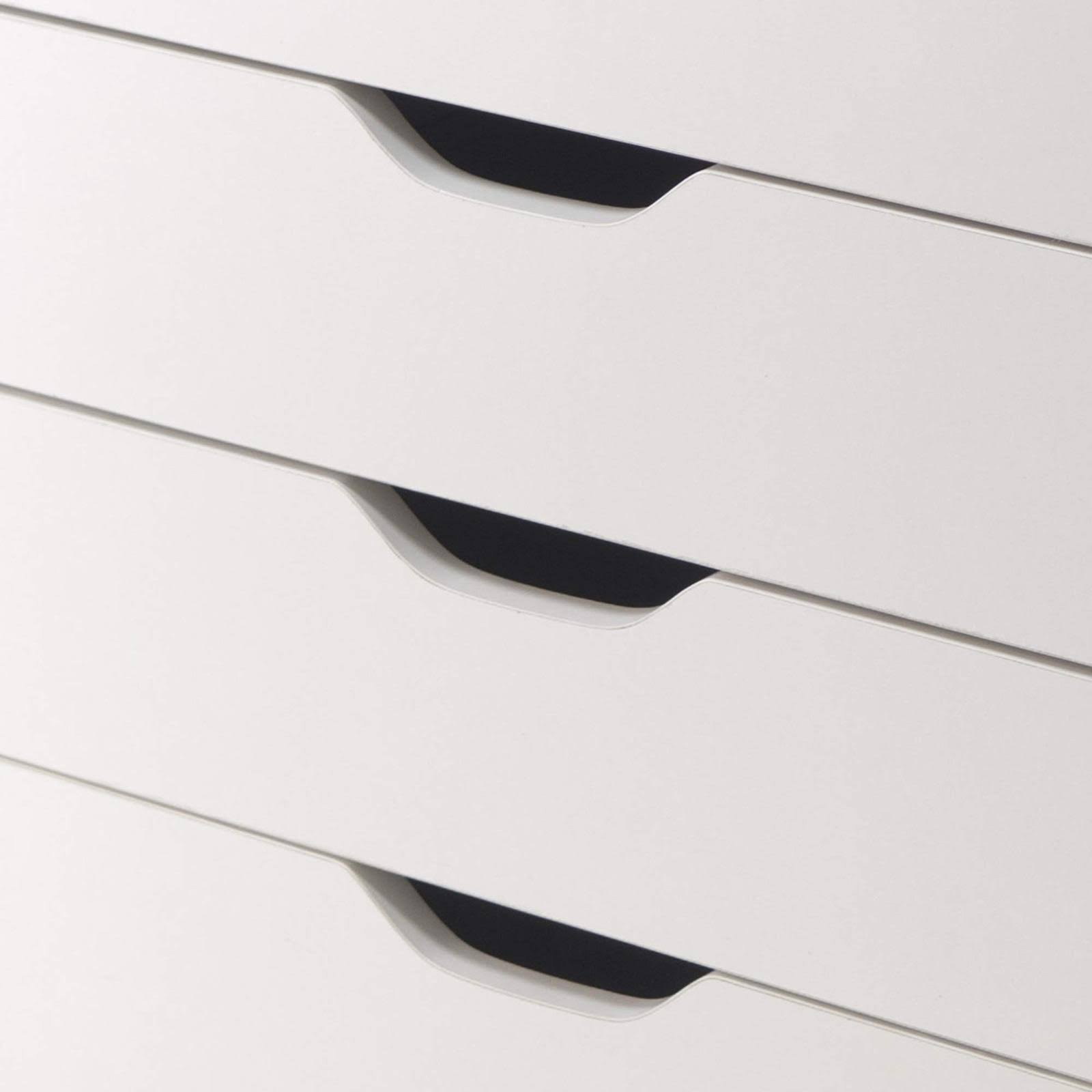 White 7 Drawers Cabinet C2826