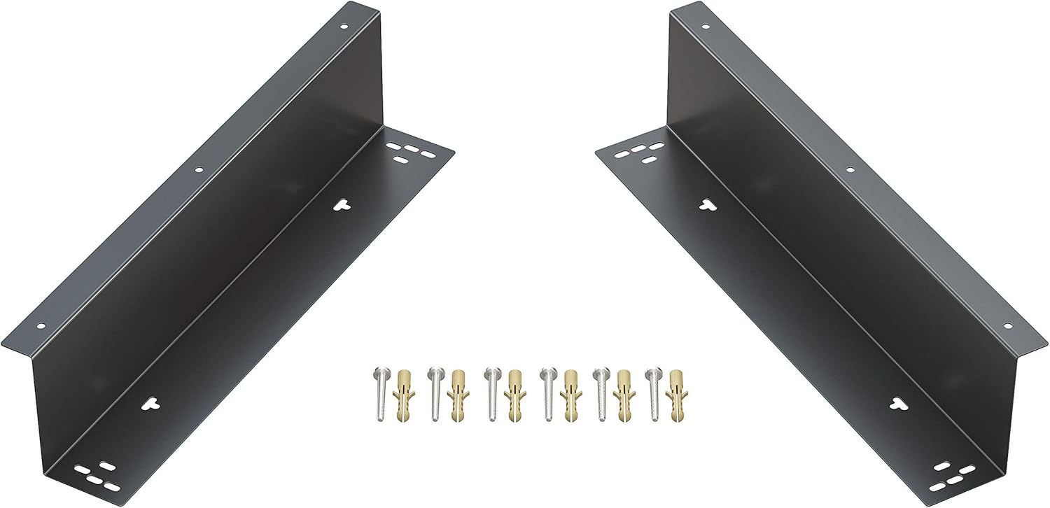 Heavy Duty Steel Mounting Brackets for Cash Drawer, Pack of 2 J10375