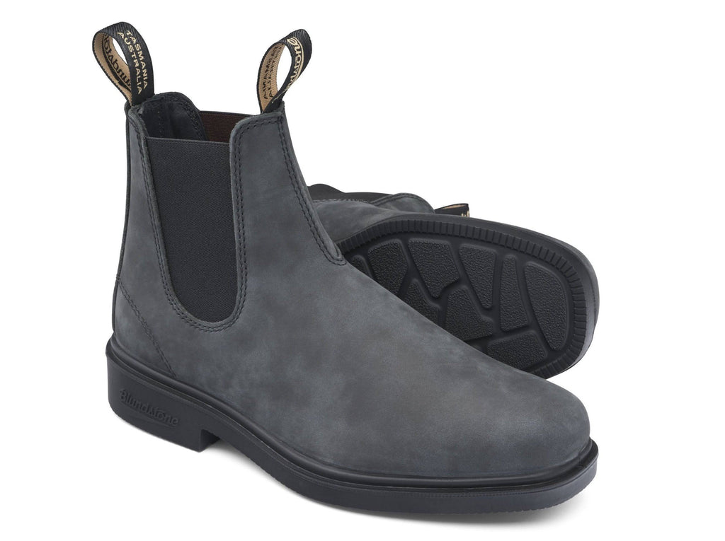 Rustic Black Chisel Toe Boots L16454