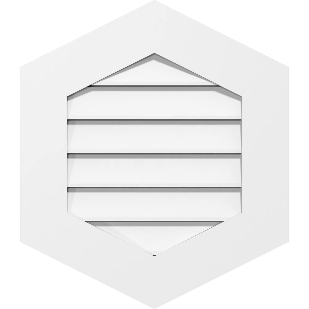 PVC Gable Vent N15579
