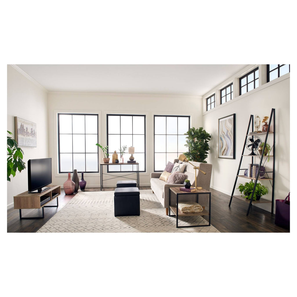Natural Gray 4-Tier Bookcase N32180