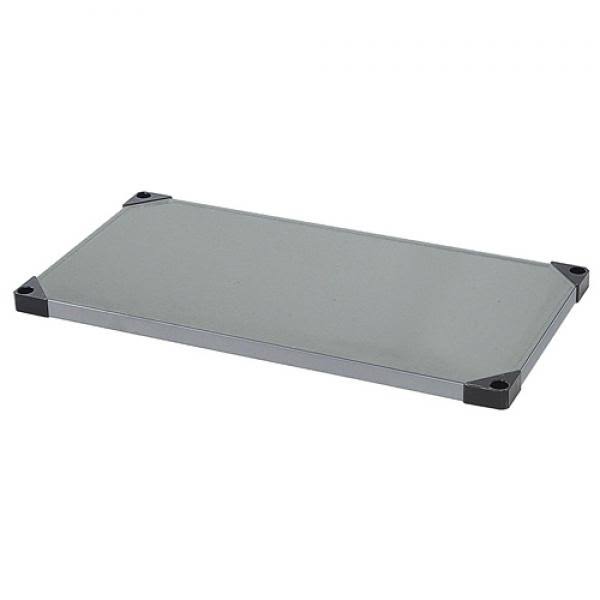 Stainless Steel Solid Shelf, 24in W x 72in L U573