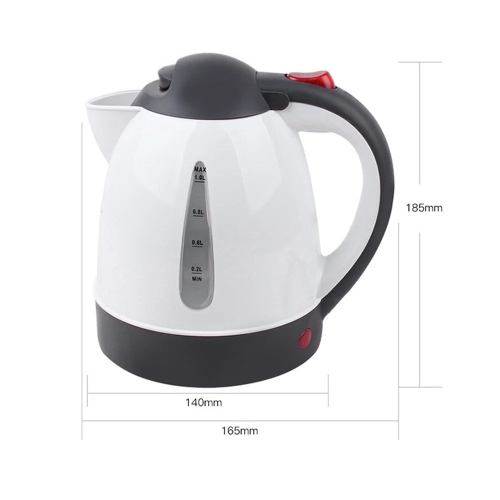 1000mL Car Electric Kettle 24V 250W Portable White Y79781