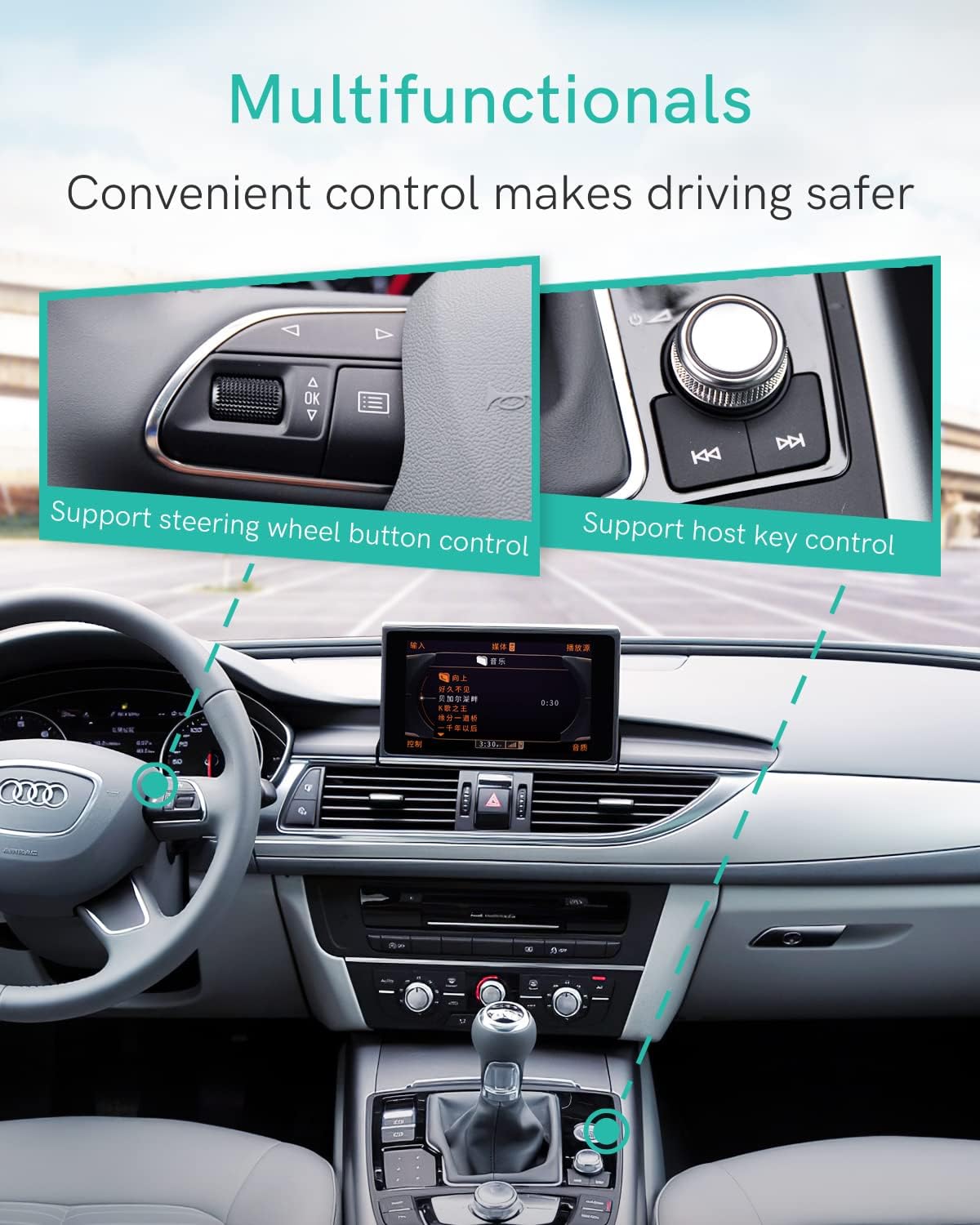 Bluetooth 5.0 aptX-HD Car Adapter Pack of 2 B32413