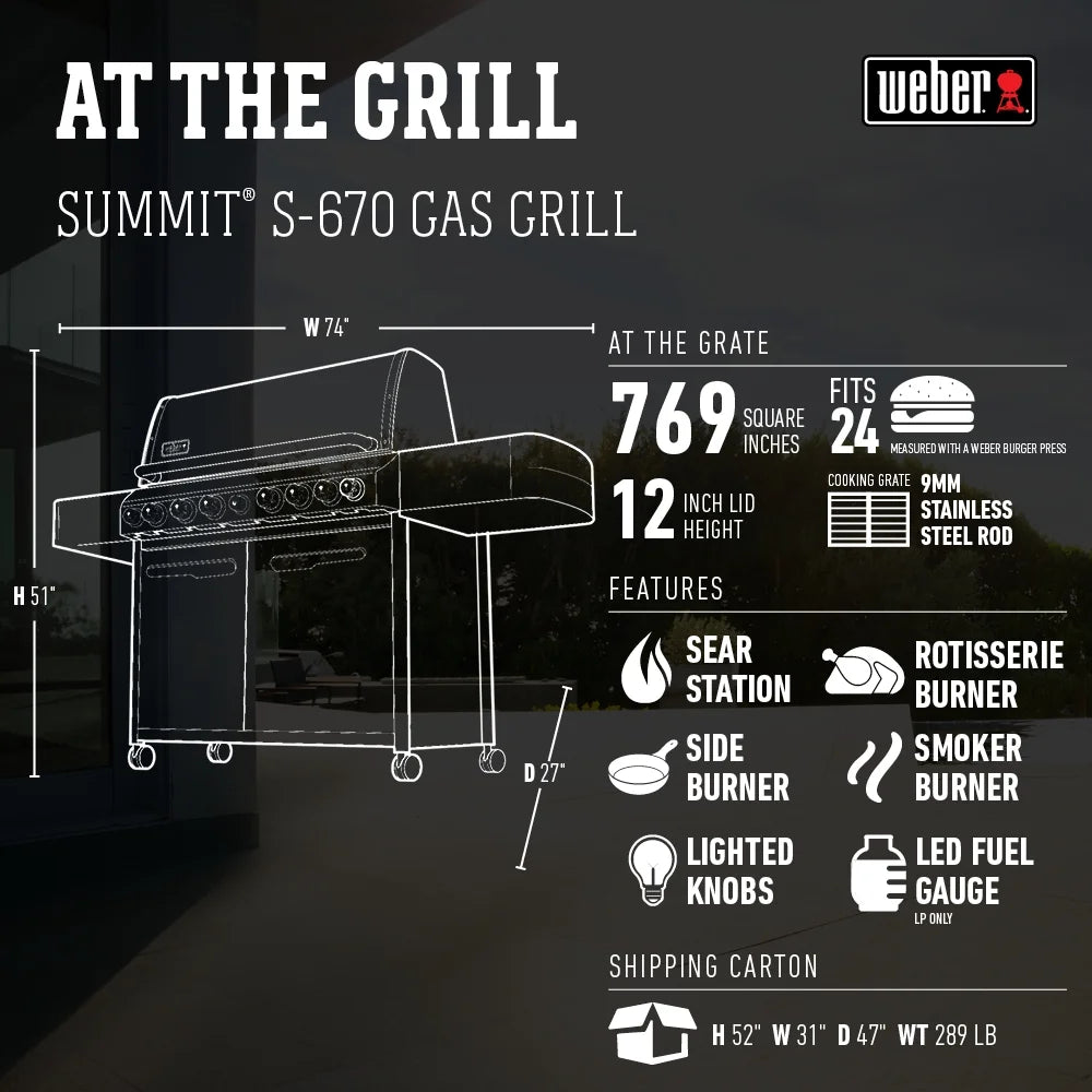 Liquid Propane Gas Grill Y5672
