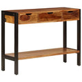 Solid Sheesham Wood Sideboard with 3 Drawers C44828