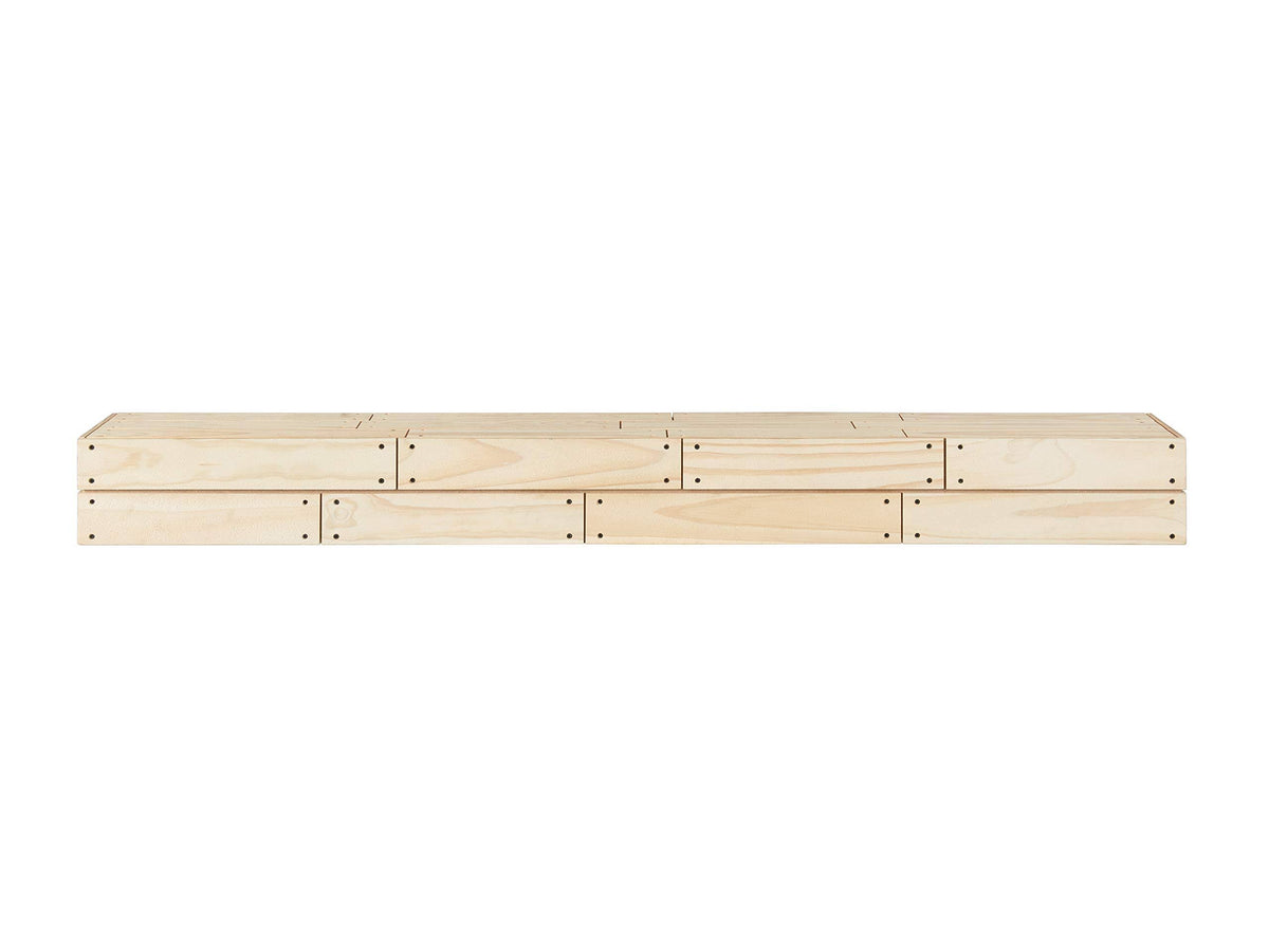 Unfinished Shiplap Mantel Shelf D145