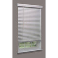 Cordless Faux Wood Blind, White, 64-1/2x22w x 6 V70456