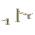 Brushed Nickel Widespread 2-Handle Bath Faucet Trim Kit S4285