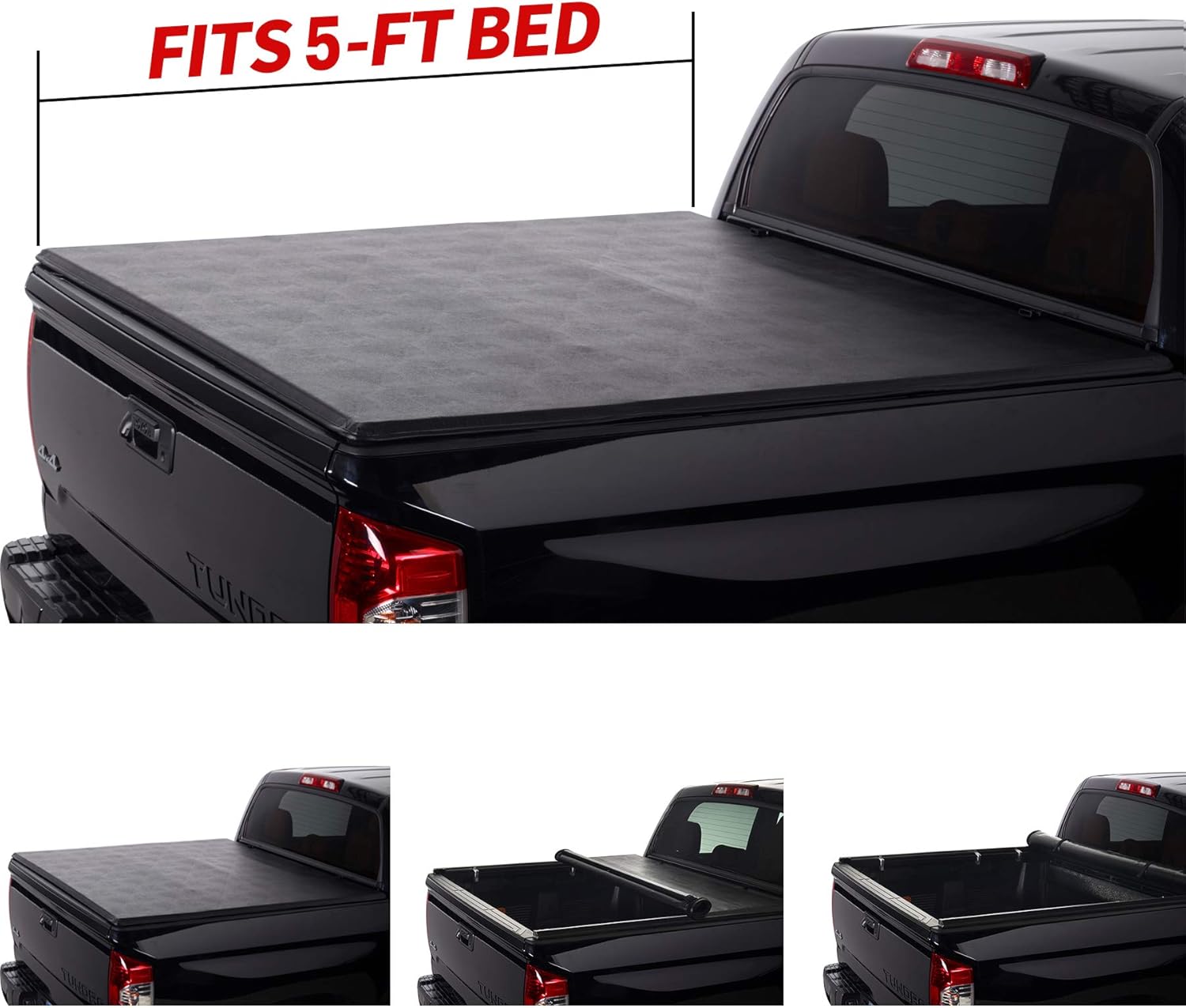 Soft Roll Up Tonneau Cover for Ford Ranger 5ft Bed O418