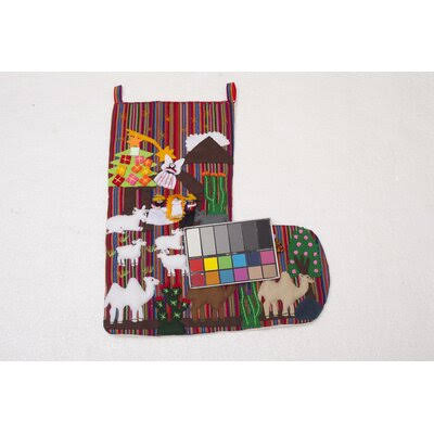 Applique Christmas Stocking V80866
