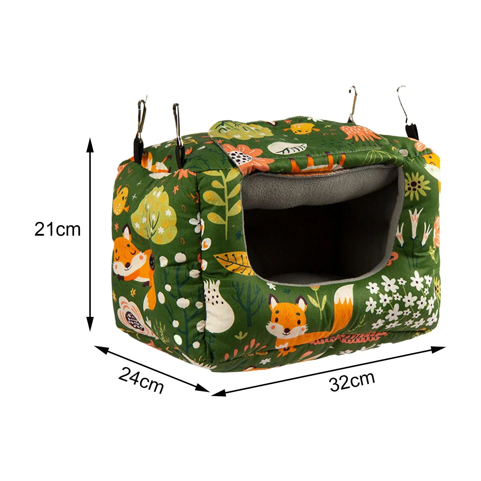 Large Parrot Sleeping Bed Hideaway Cave Hammock K99488
