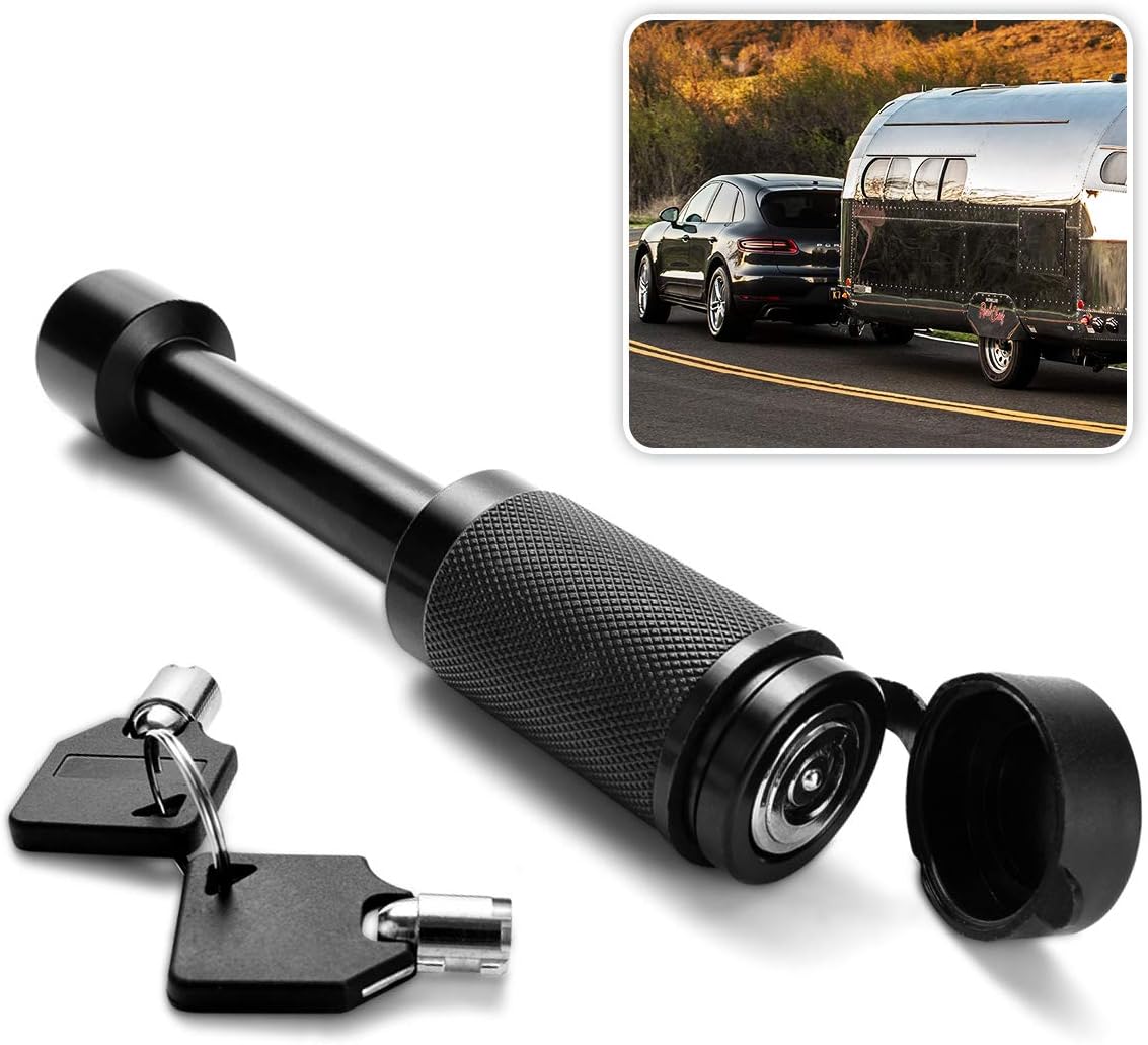 5/8 Pin Trailer Hitch Receiver Lock with Rubber Cap S61281